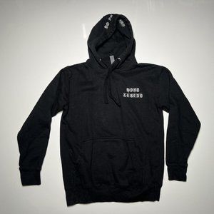 The Last OG Black Cotton Heritage Heavyweight Hoodie Unisex Size M